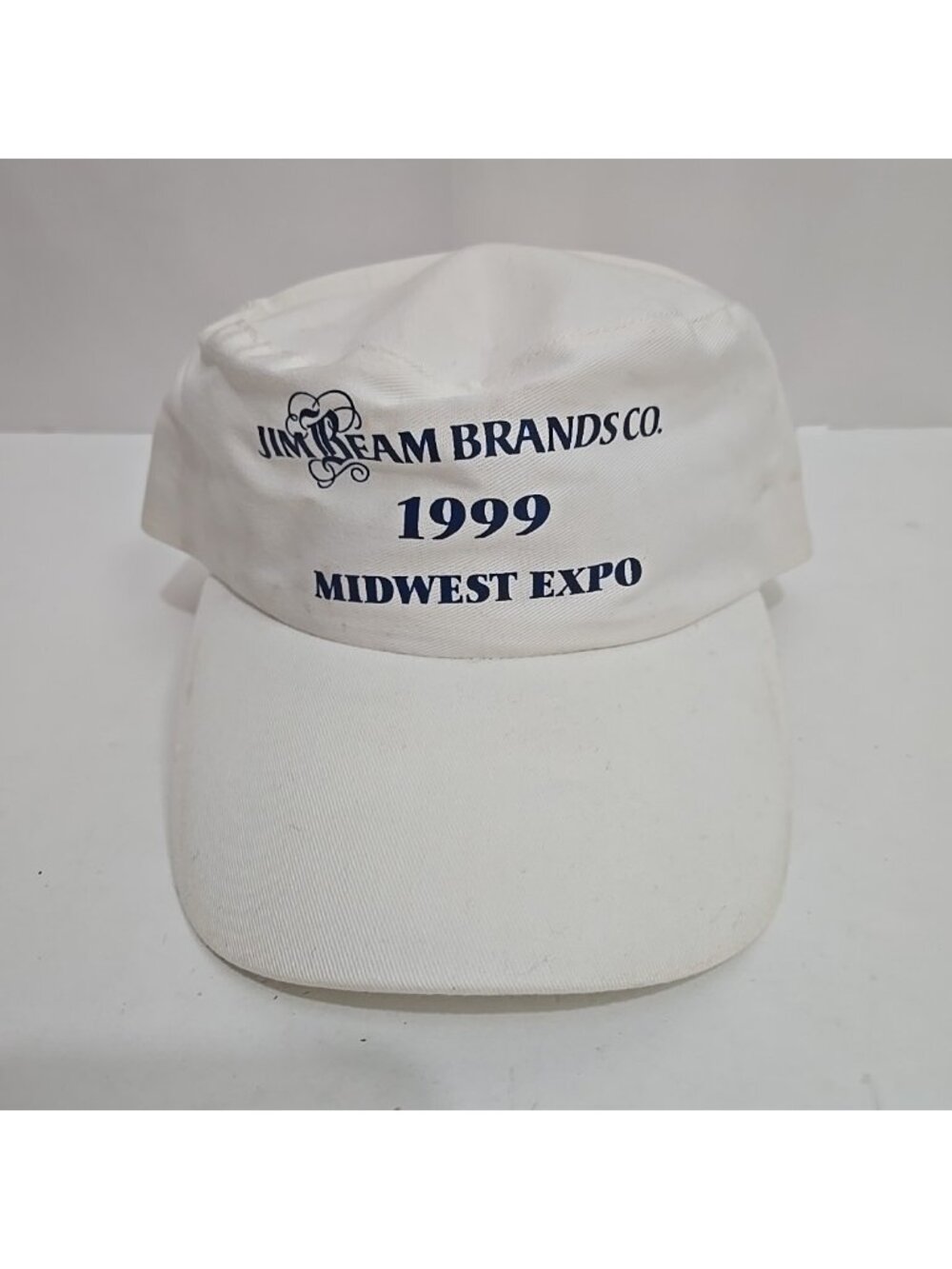 Vintage 1999 Jim Beam Painter's Hat Snapback Midwest Expo Advertising Employee